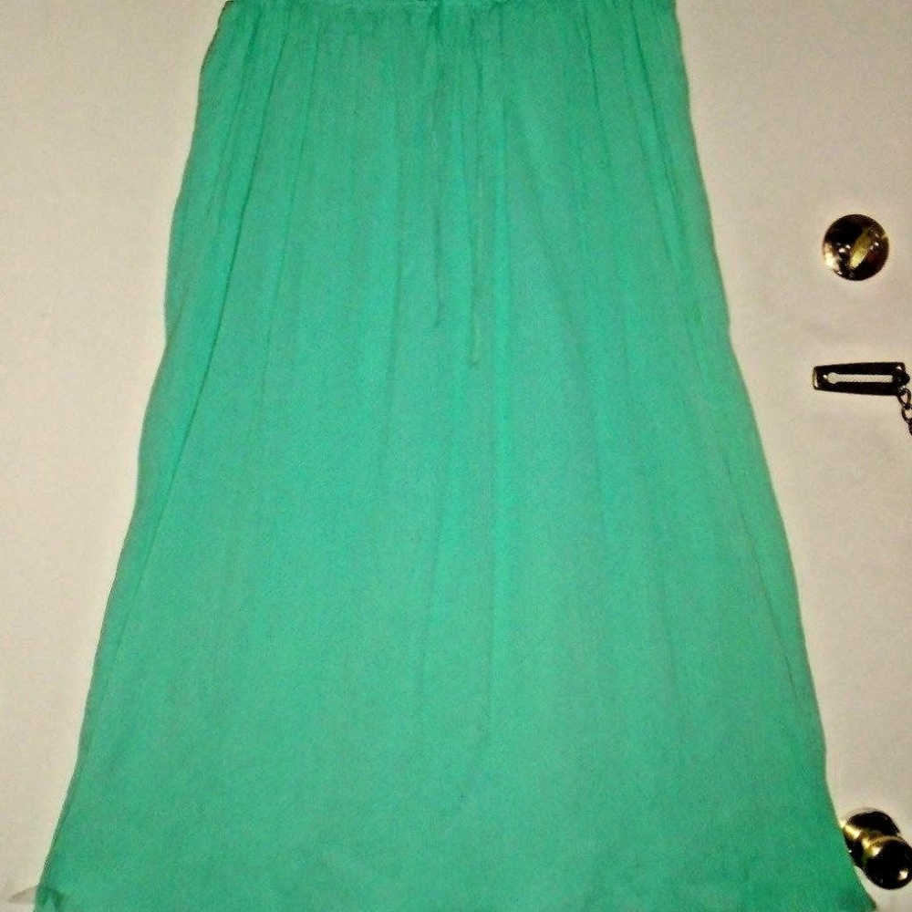 Broomstick Crinkle Drawstring Waist Lined Skirt - image 4